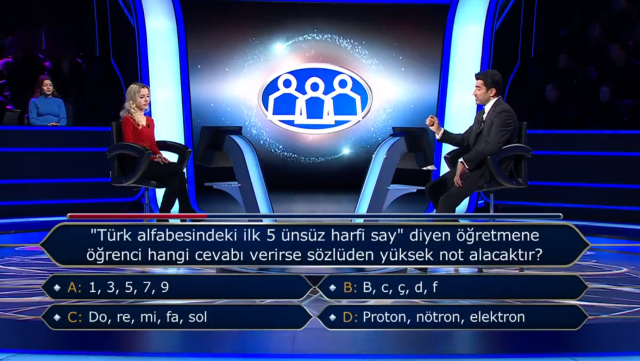 İkinci soruda kullandığı joker hakkına kendi de şaşırdı: Çok basitmiş