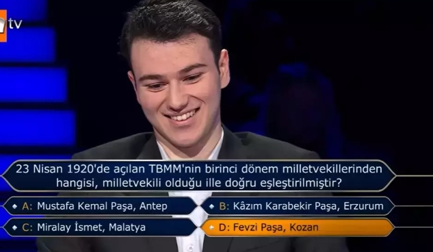 Berk Göktaş kimdir? Kim Milyoner Olmak İster 5 milyonluk soruyu çözen Berk Göktaş nerede okuyor, kaç yaşında, nereli?